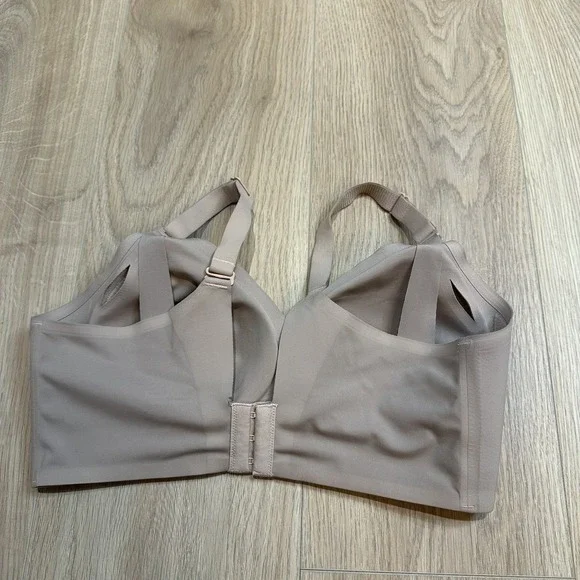 Momcozy Nursing Bra L Beige Maternity Breastfeeding Pumping Comfort - Picture 4 of 5